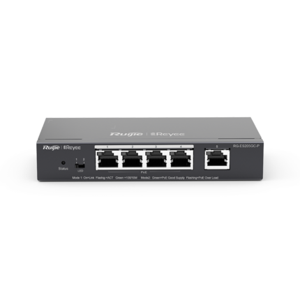 Ruijie RG-ES205GC-P, 5-Port Gigabit Smart Cloud Mananged PoE