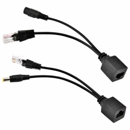 Injecteur et répartiteur PoE passif - Nécessite l'utilisation de la paire incluse - Entrée et sortie jusqu'à 48 V